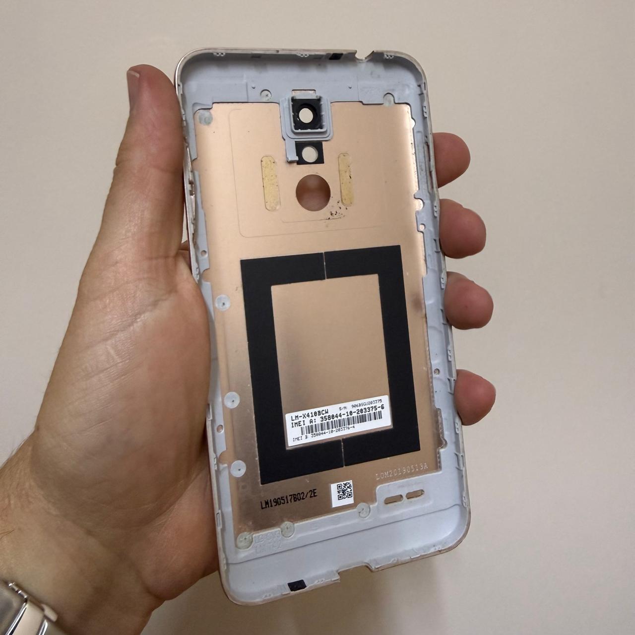 TAMPA LG K11 PLUS DOURADA RETIRADA