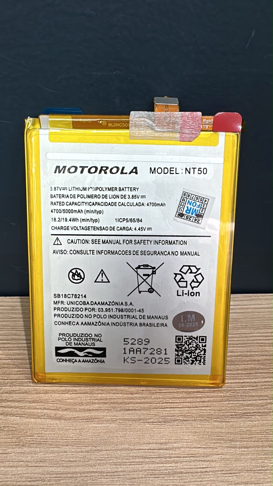 BATERIA NT50 / EDGE 20 LITE / EDGE 20 FUSION - CHINA