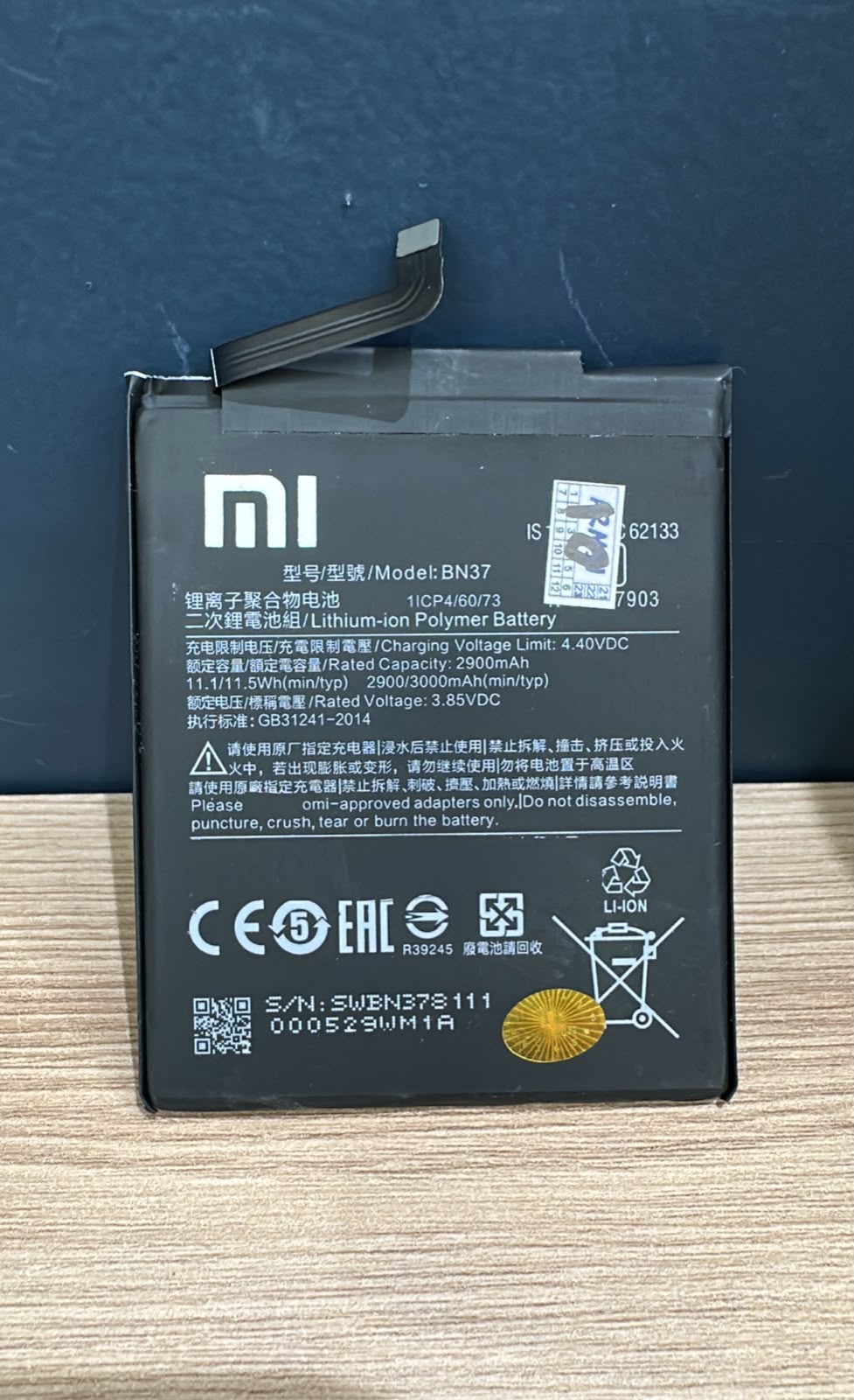 BATERIA BN37 / REDMI 6 / 6A - CHINA