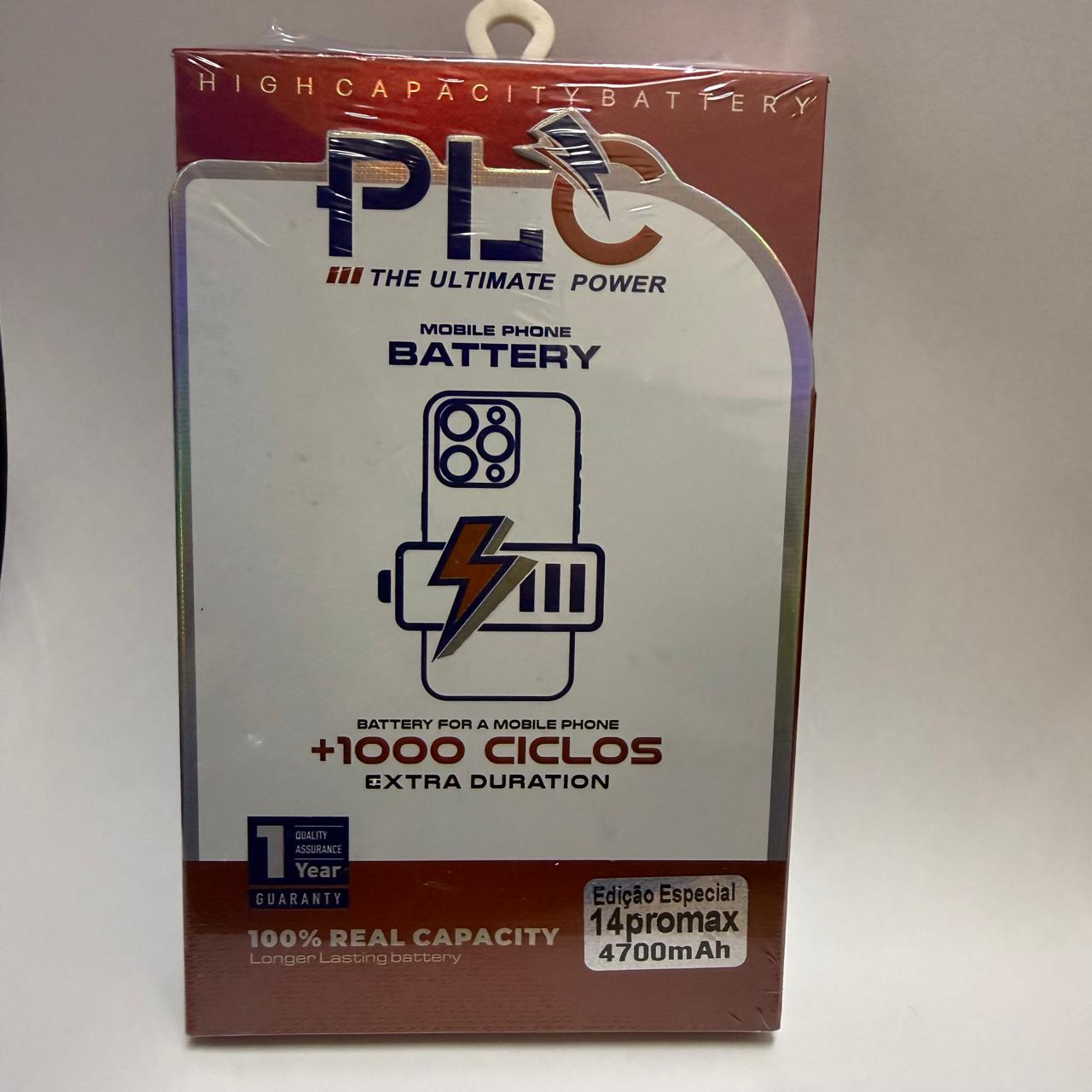 BATERIA IPHONE 14 PRO MAX PLC ESPECIAL SEM MENSAGEM