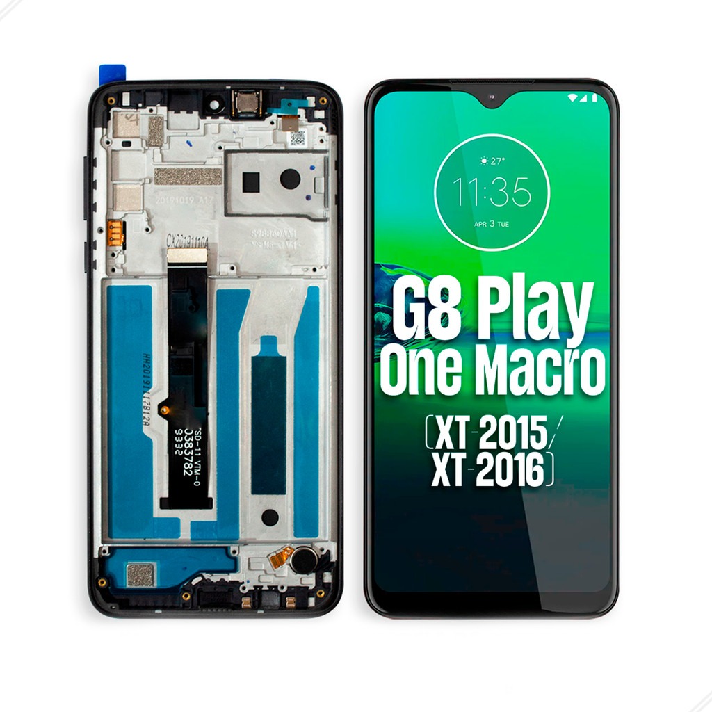 TELA MOTO G8 PLAY / ONE MACRO COM ARO - CHINA