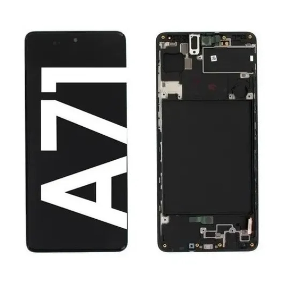TELA A71 COM ARO LCD - INCELL