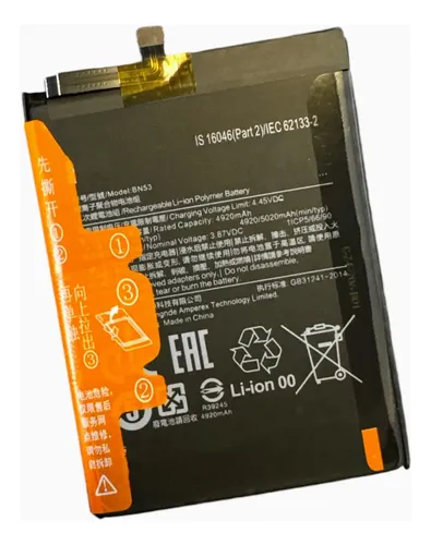 BATERIA BN53 NOTE 9 PRO / 10 PRO - PLC